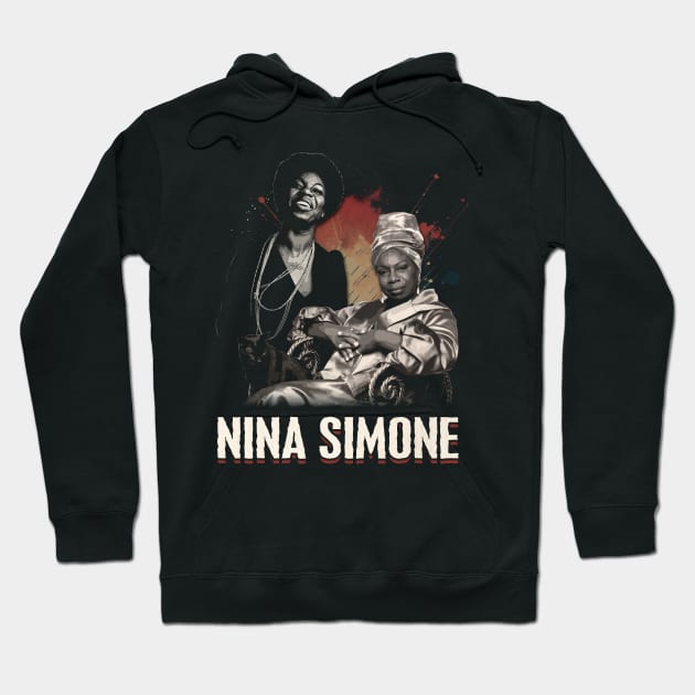 Capturing Nina Simone A Glimpse into Her Artistic World Hoodie by Hayes Anita Blanchard